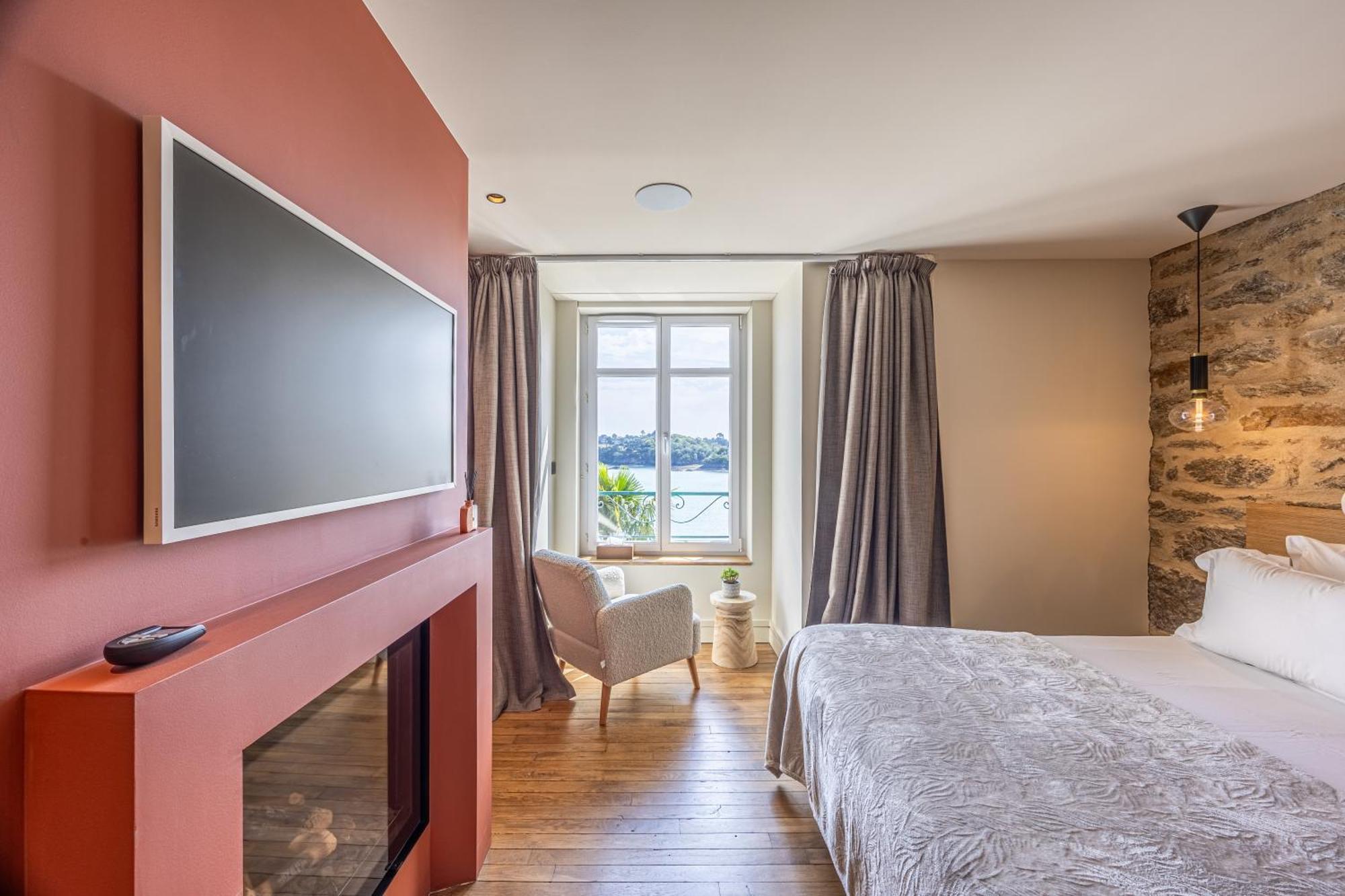 Restaurant Hotel Didier Meril Dinard Bagian luar foto