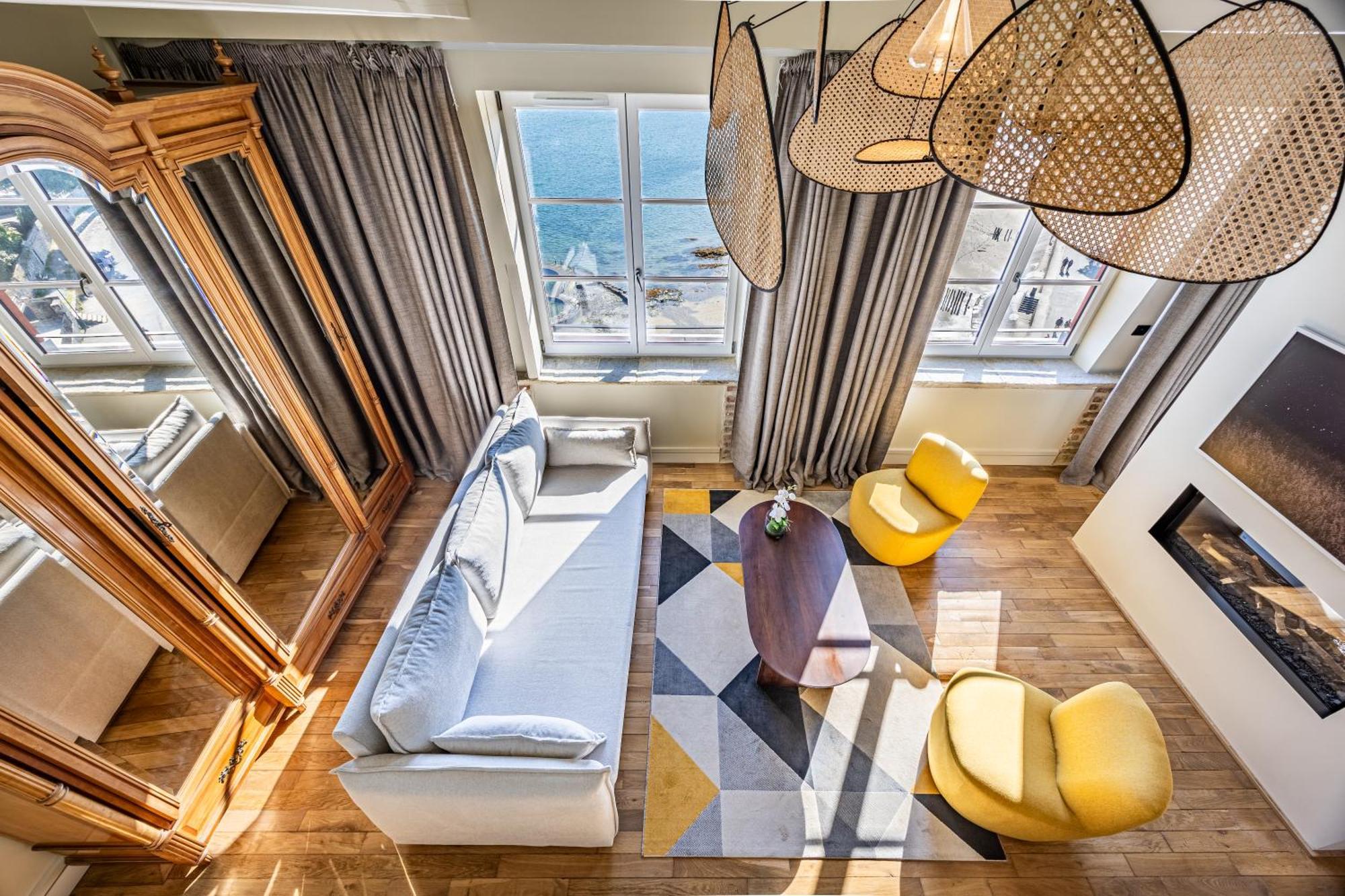 Restaurant Hotel Didier Meril Dinard Bagian luar foto