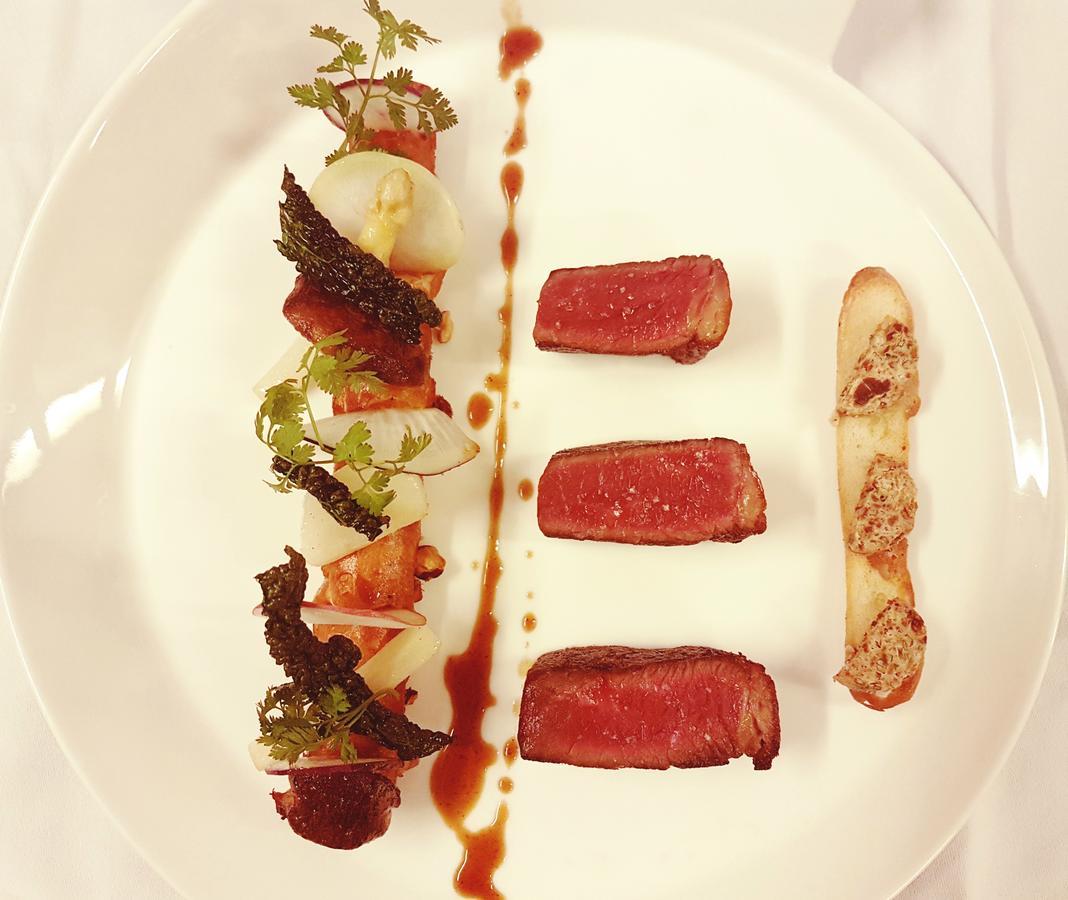 Restaurant Hotel Didier Meril Dinard Bagian luar foto