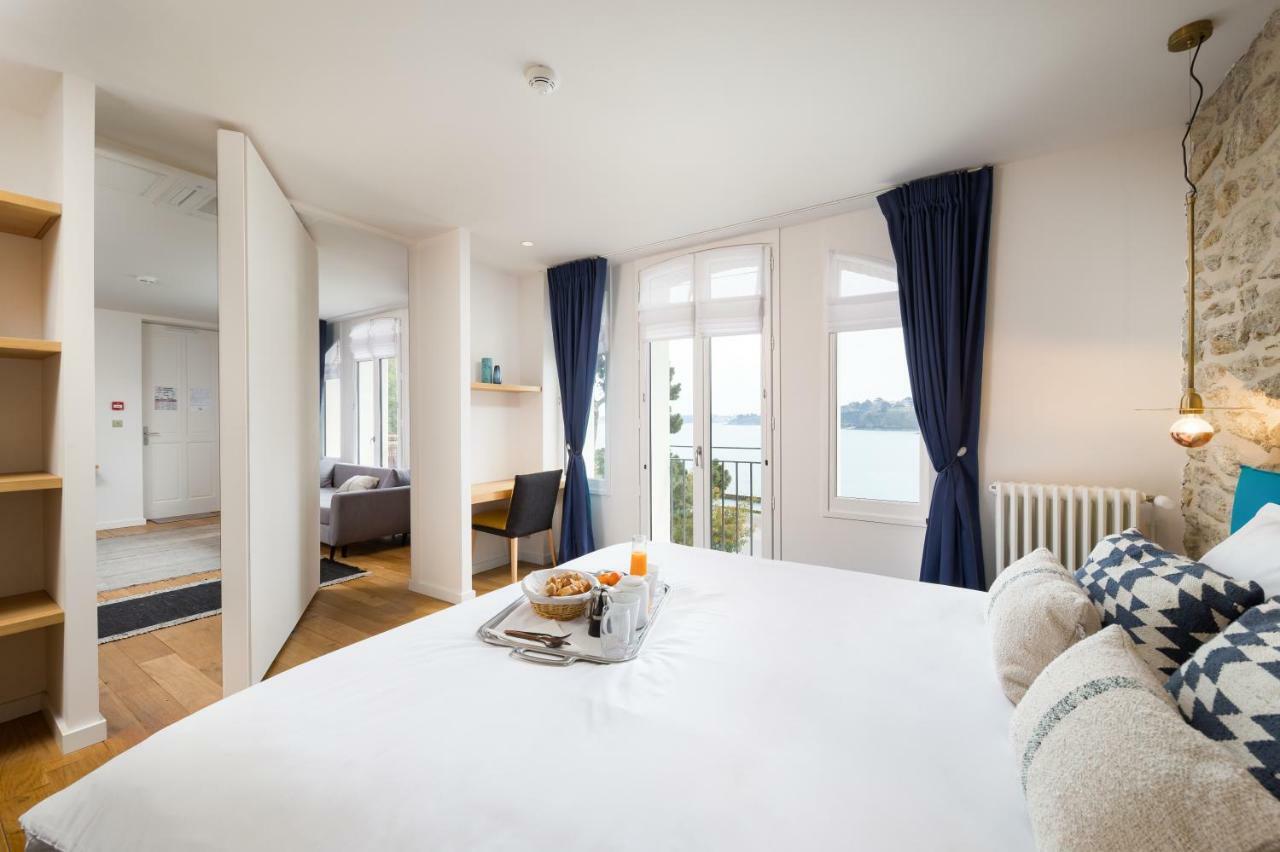 Restaurant Hotel Didier Meril Dinard Bagian luar foto